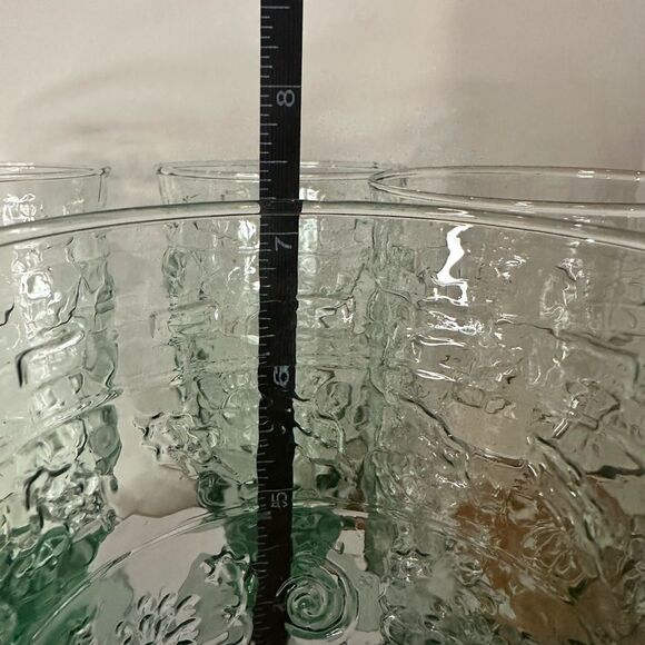 Mikasa Tender Leaves Green Iced Tea Water Goblets set of 5 - Picture 4 of 4